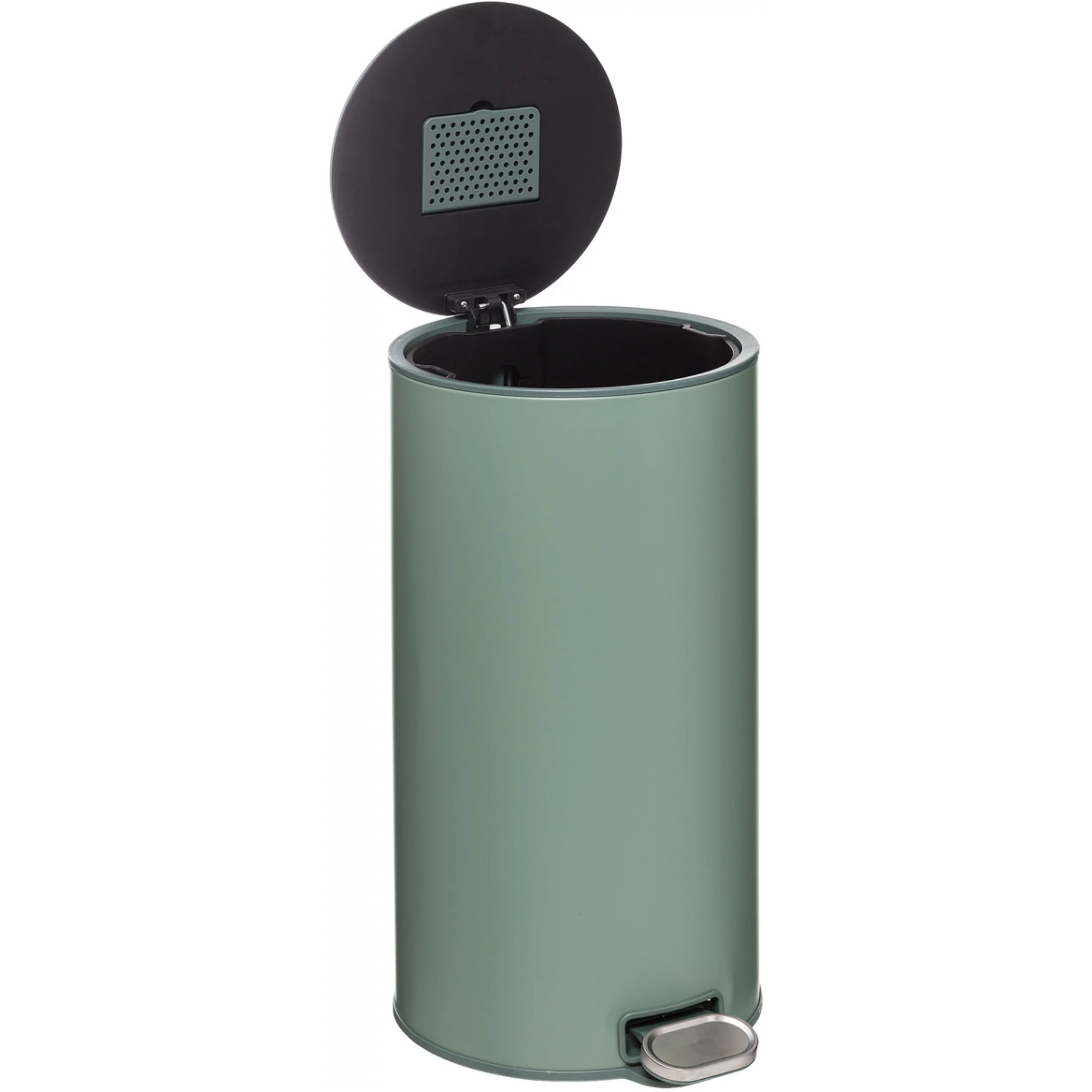 POUBELLE MÉTAL INOX NOIR 30 L – Image 3
