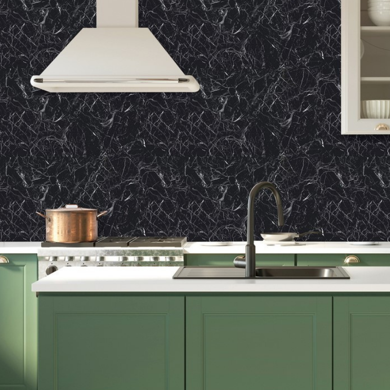 Lot de 10 panneaux adhésifs imitation marbre – Image 3