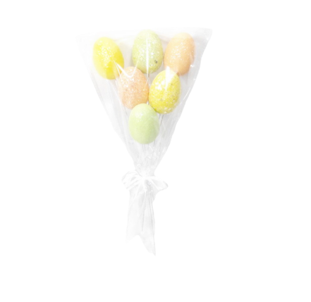 Œufs de Pâques pailletés