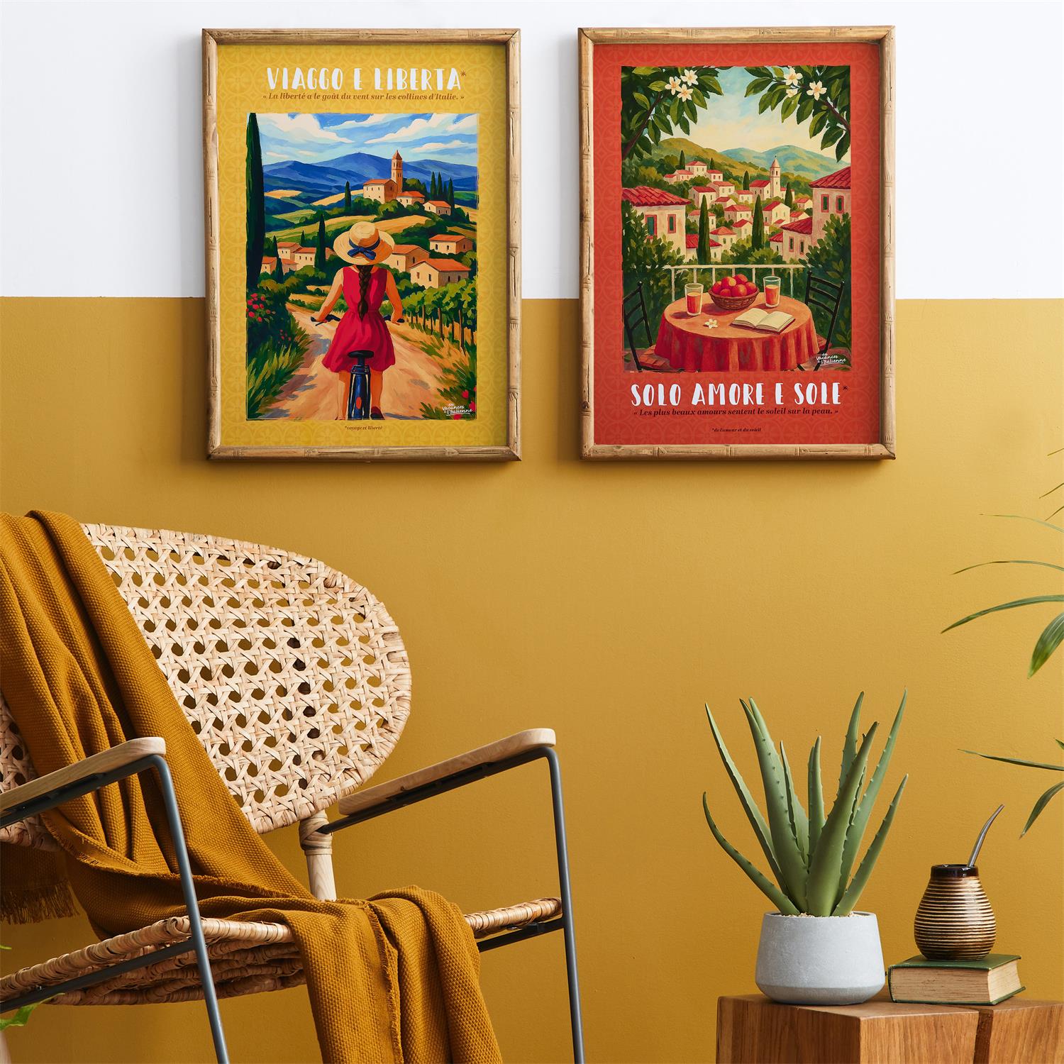 Lot de 2 affiches Dolce Vita 30x40cm – Image 5