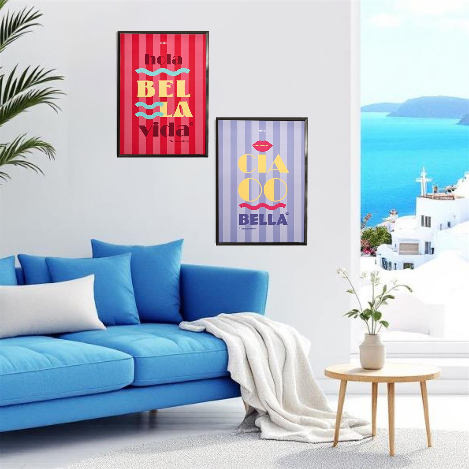 Lot de 2 affiches Dolce Vita 30x40cm – Image 3