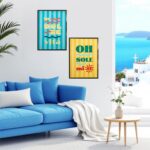 Lot de 2 affiches Dolce Vita 30x40cm