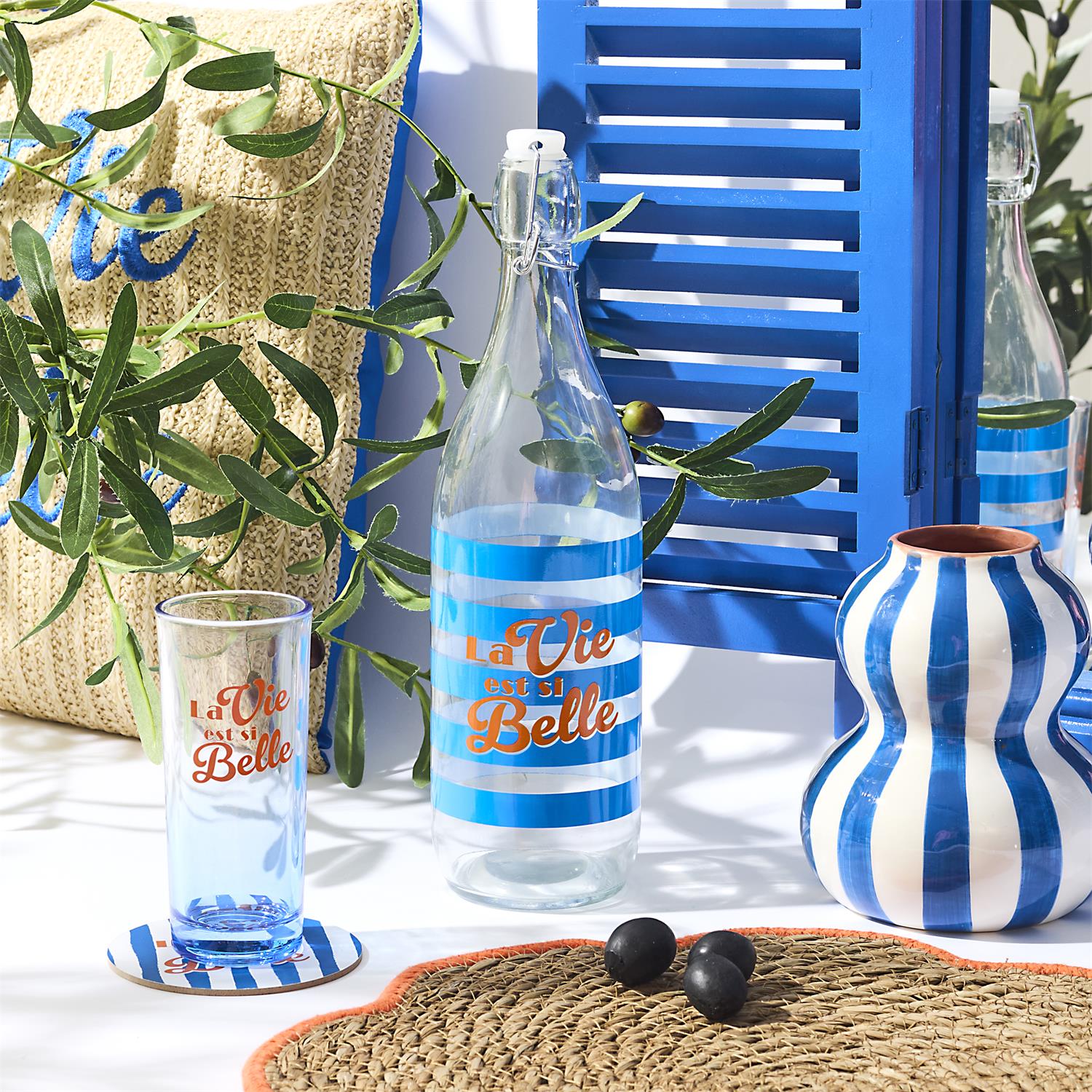 Bouteille en verre Dolce Vita 1L – Image 3