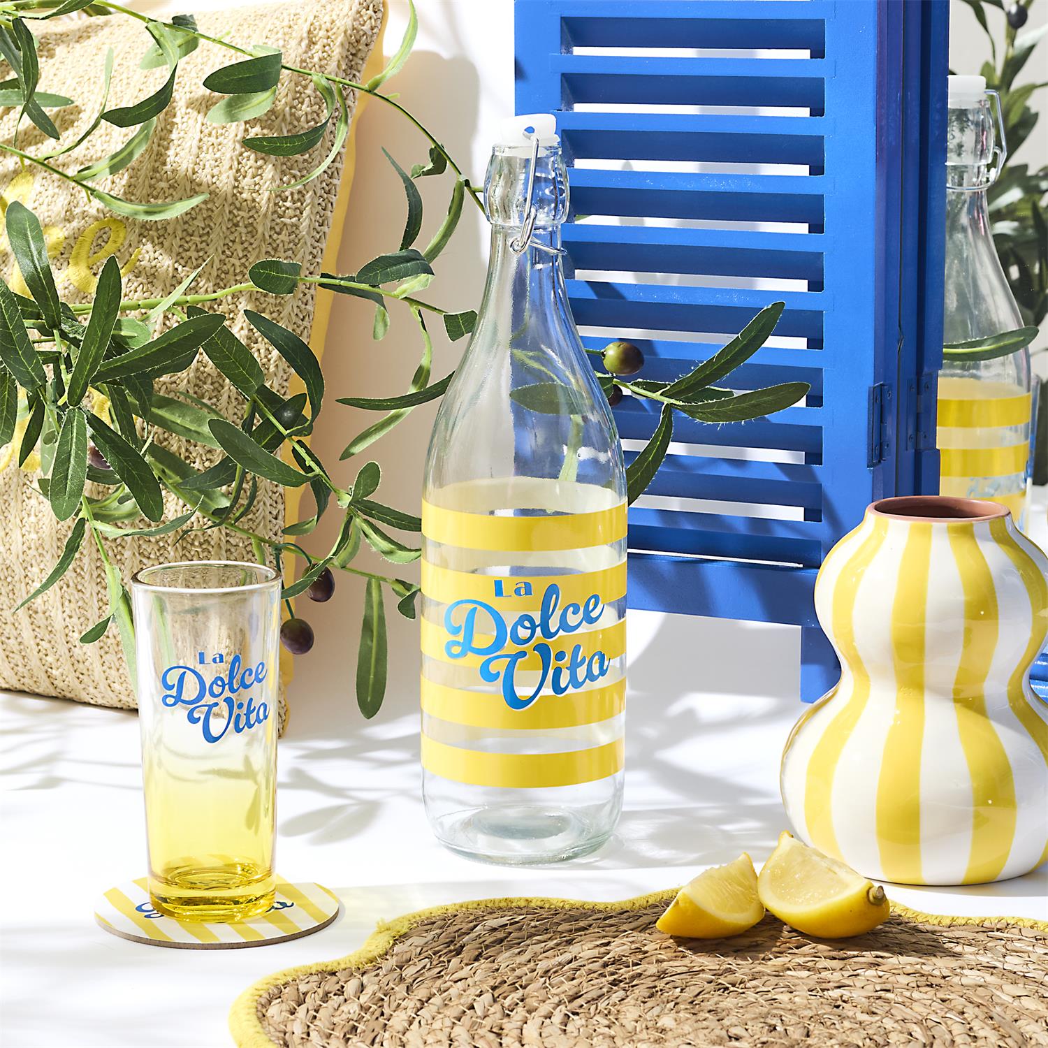 Bouteille en verre Dolce Vita 1L – Image 2