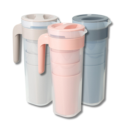 Pichet 1,2L avec 4 tasses 37cl – Image 2
