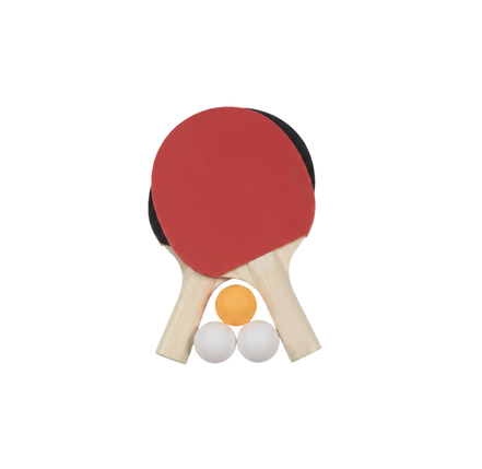 Set de 2 raquettes de ping pong avec 3 balles