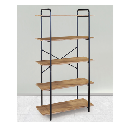 Etagère en bois et métal 5 niveaux
