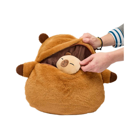 Peluche maman et bébé Capibara – Image 2