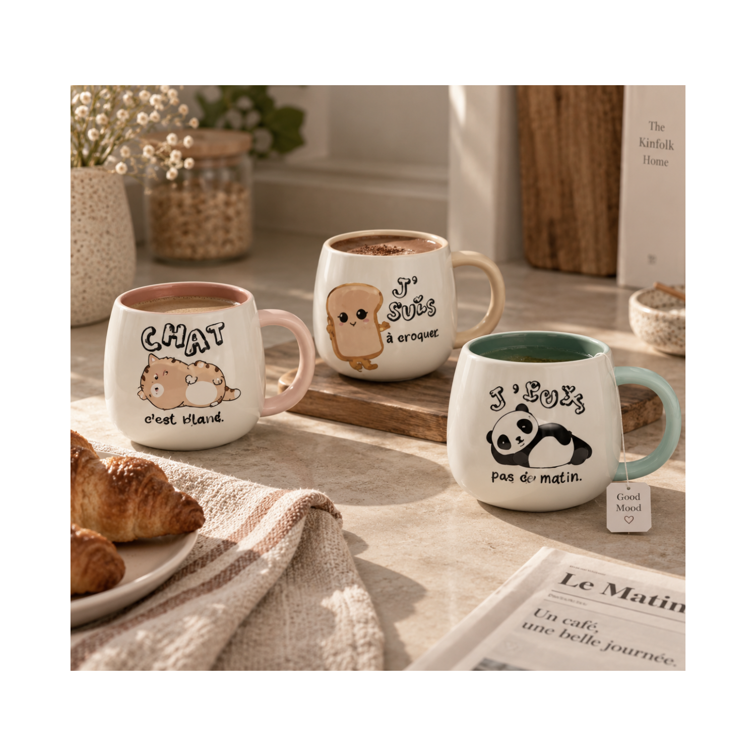 Mug en relief kawaii 40cl