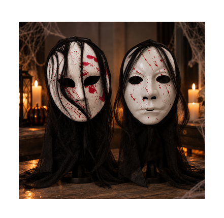 Masque dame blanche